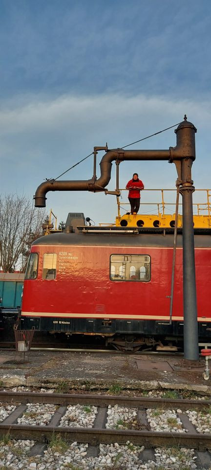 Arbeiten im Museum - Vorbereitungen für das erste Nördlinger Eisenbahnfest